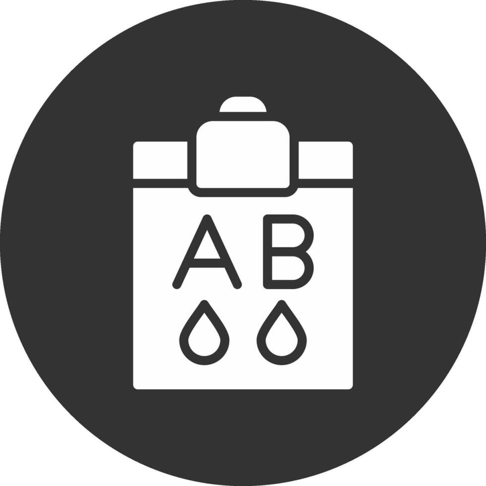 Blood Type Ab Creative Icon Design vector