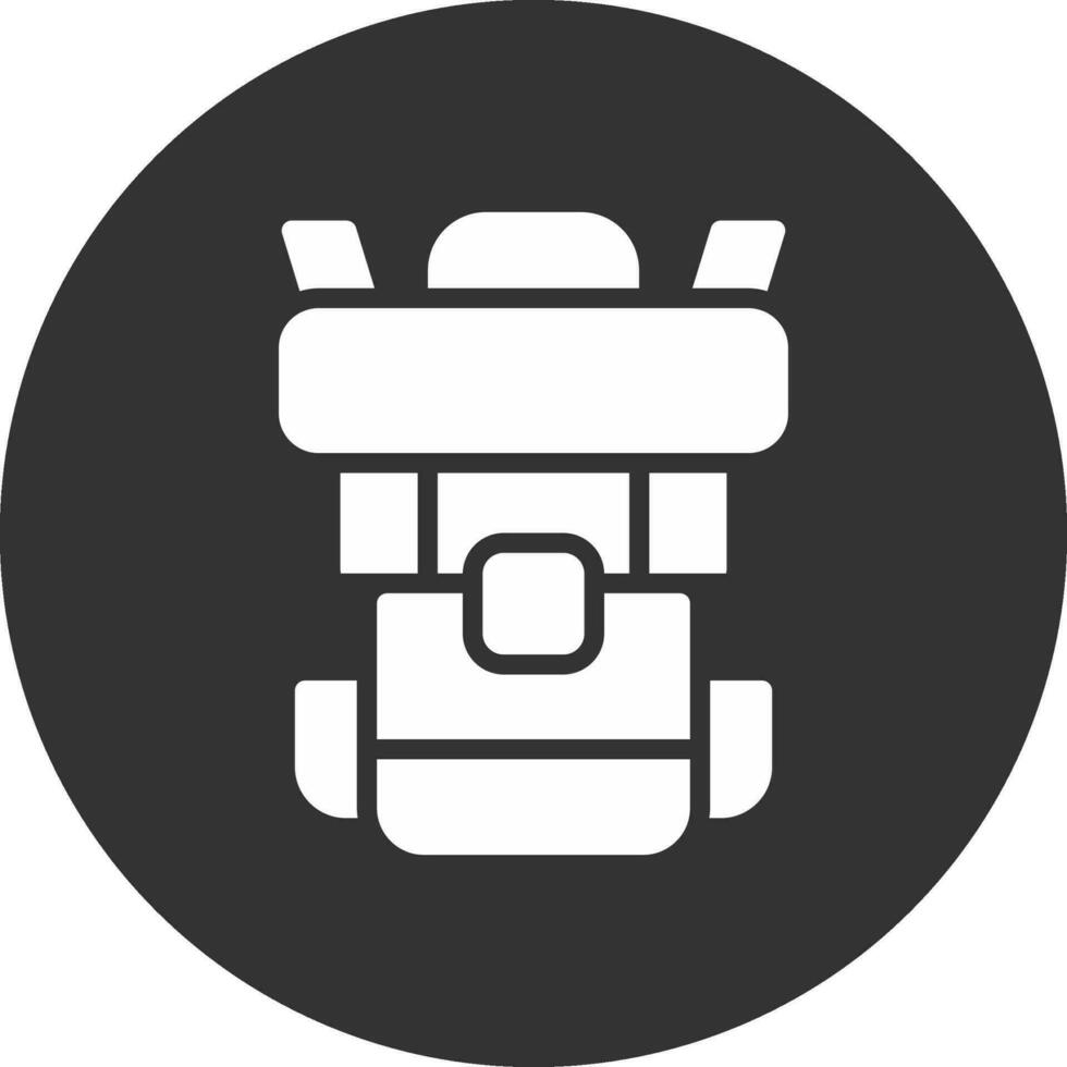 diseño de icono creativo de mochila vector