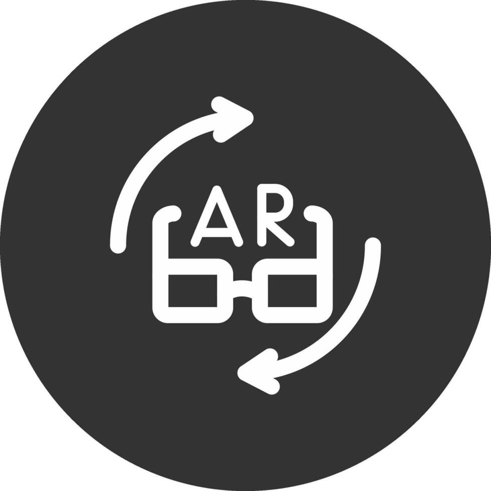 Ar Glasses Creative Icon Design vector