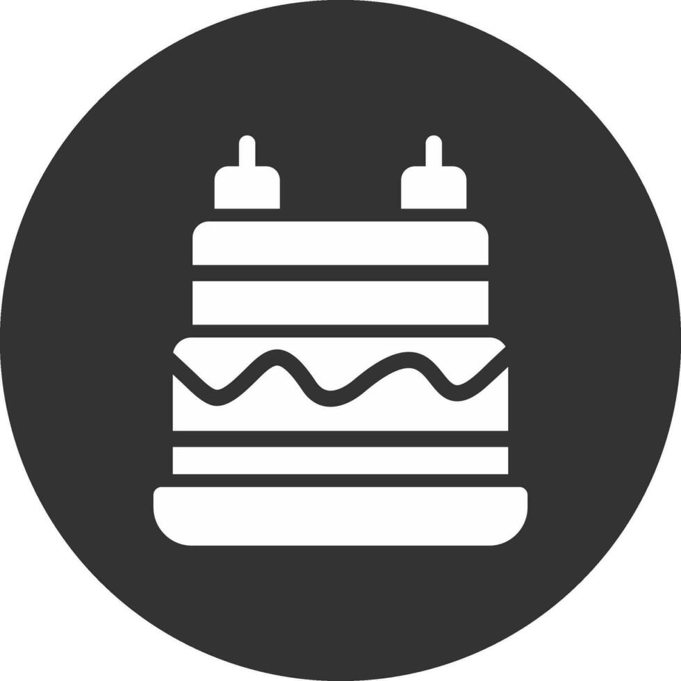 diseño de icono creativo de pastel de cumpleaños vector