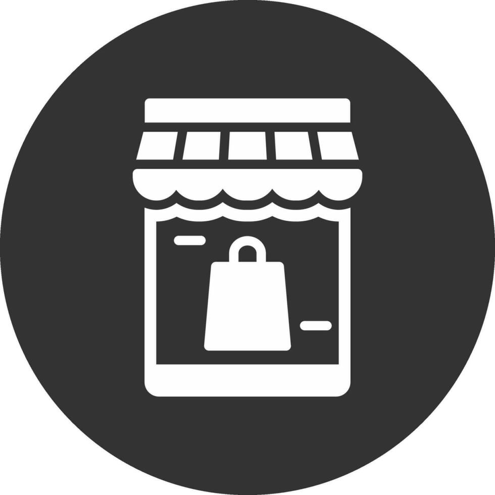 diseño de icono creativo de compras en línea vector