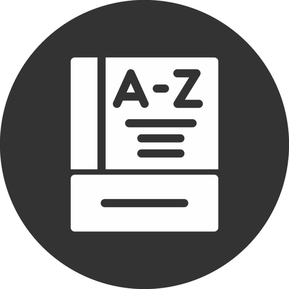 Dictionary Creative Icon Design vector