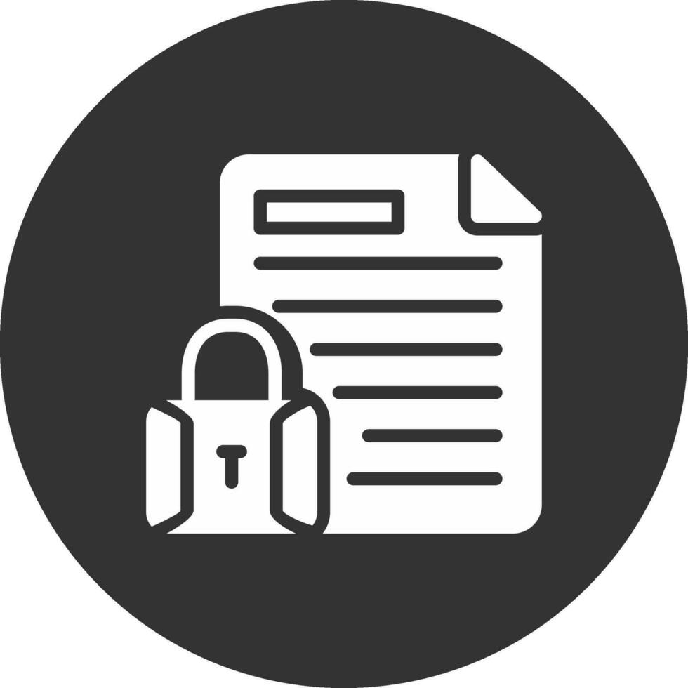 Confidential Project Creative Icon Design vector
