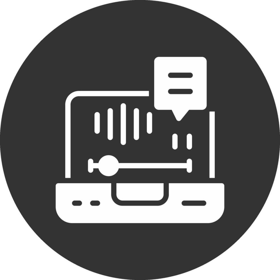 Voice Mail Creative Icon Design vector