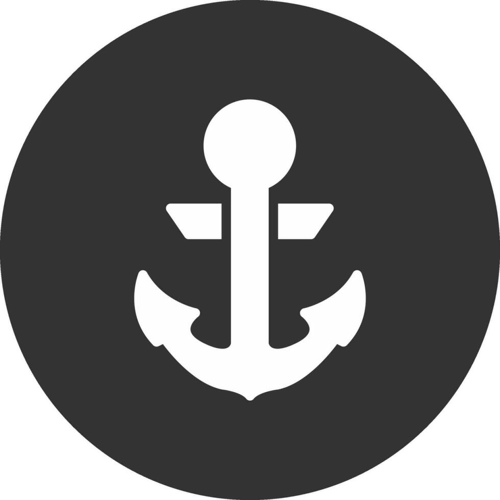 Anchor Creative Icon Design vector