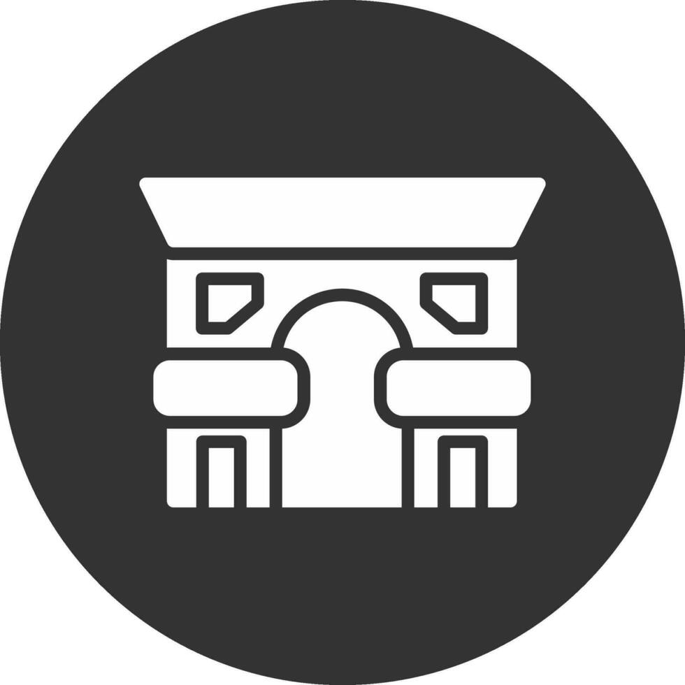 Arc De Triomphe Creative Icon Design vector