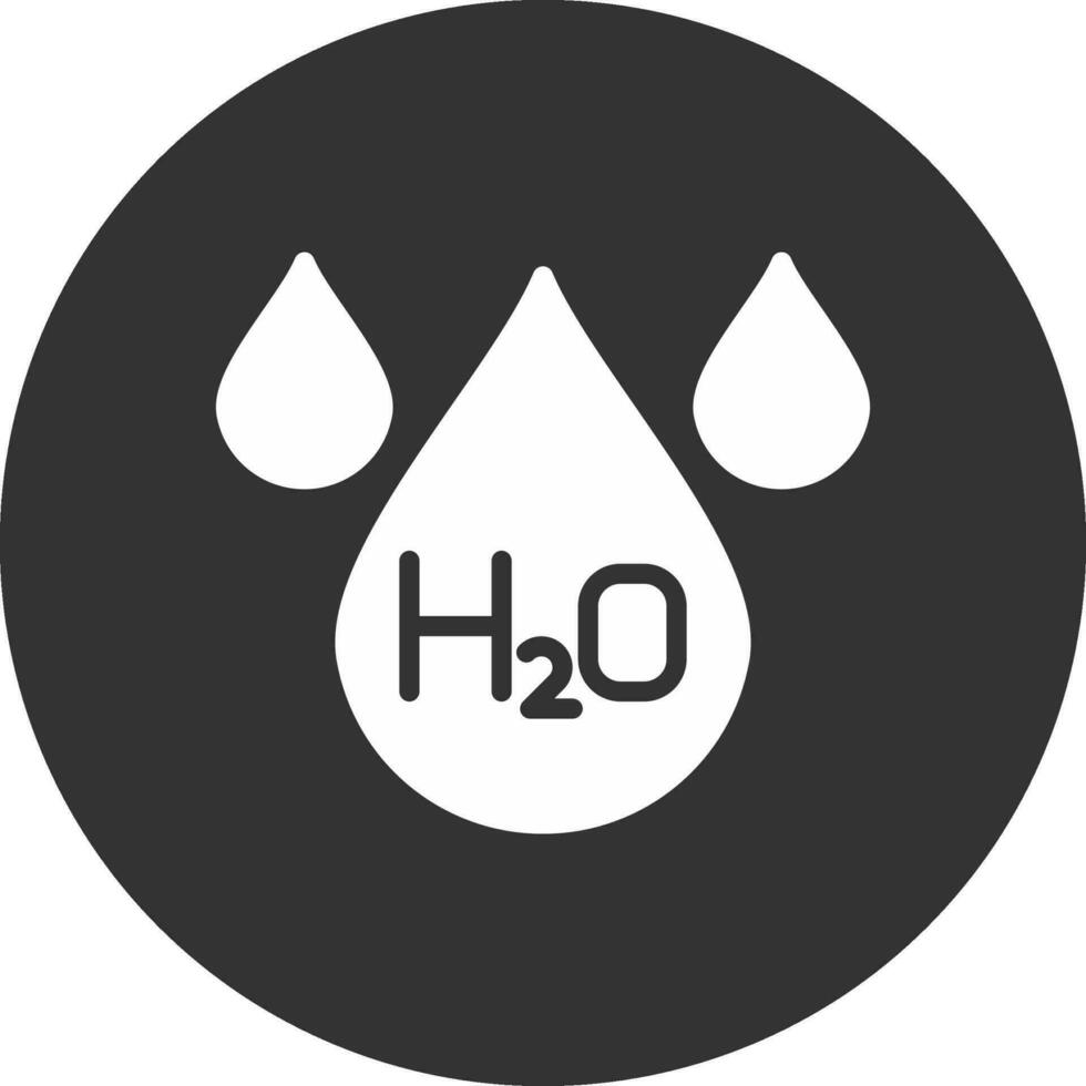 H2O creativo icono diseño vector