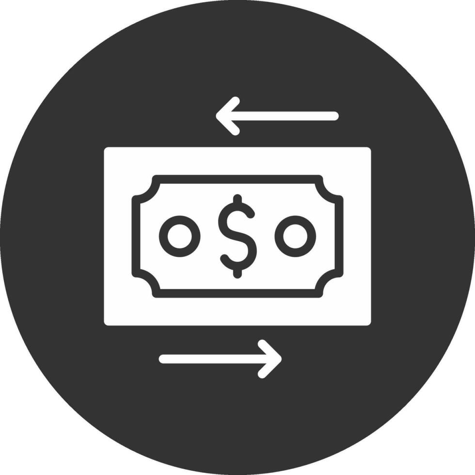 Money Transfer Creative Icon Design vector