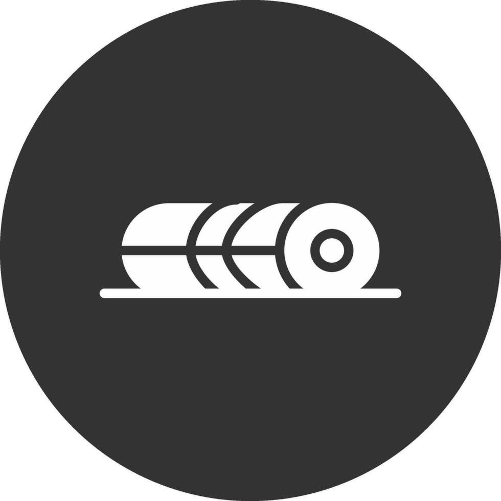 Foam Roller Creative Icon Design vector