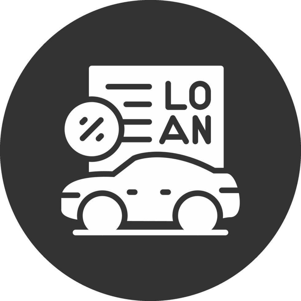 diseño de icono creativo de préstamo de coche vector
