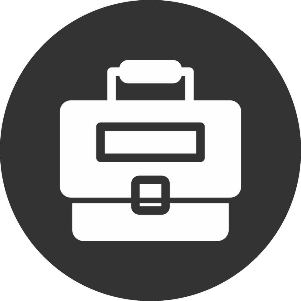 diseño de icono creativo de maletín vector