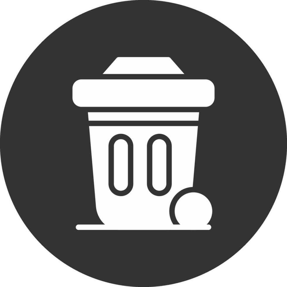 Dustbin Creative Icon Design vector