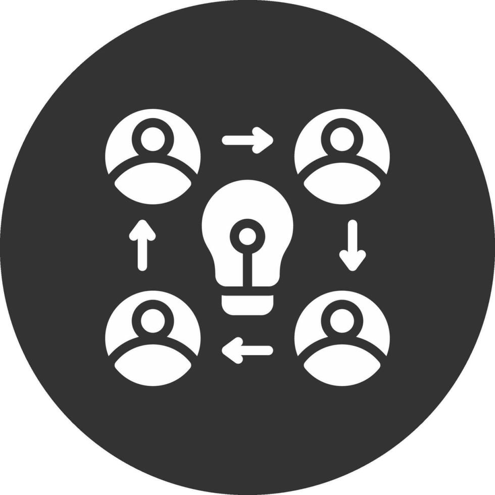 Collaboration Creative Icon Design vector