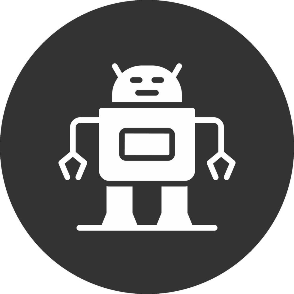 diseño de icono creativo robot vector