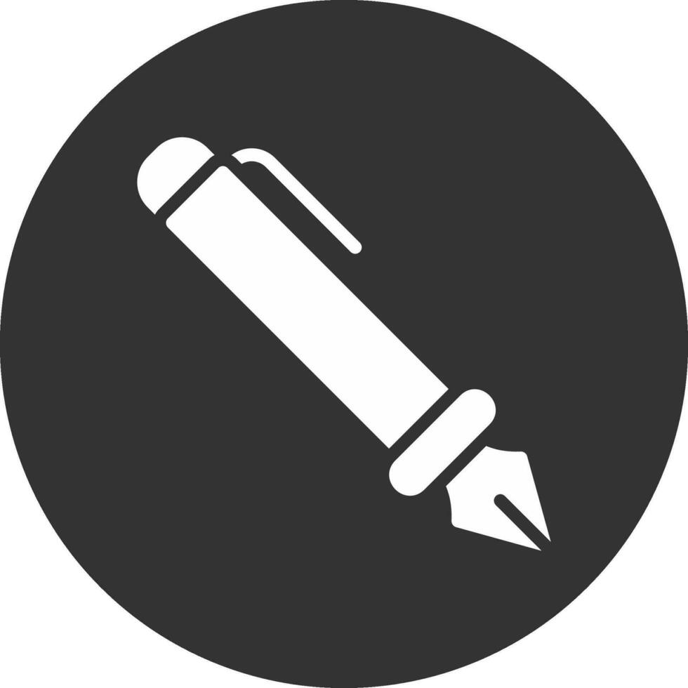 Fountain Pen Creative Icon Design vector