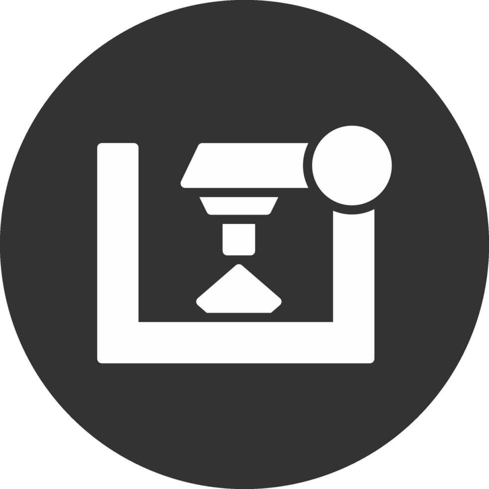 3D Printer Creative Icon Design vector