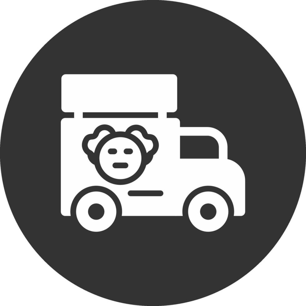 Circus Van Creative Icon Design vector