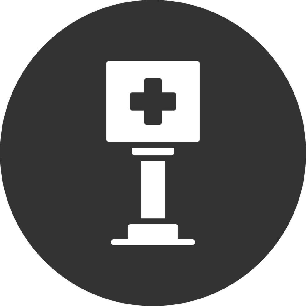 Healthcare Sign Board Creative Icon Design vector