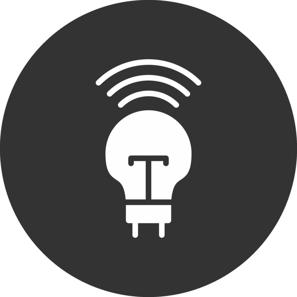Smart Bulb Creative Icon Design vector