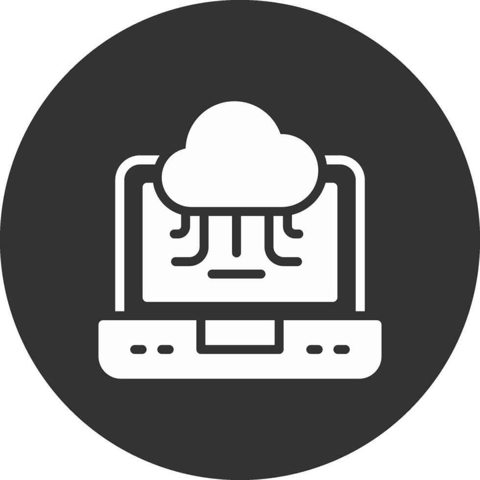 Cloud Service Creative Icon Design vector