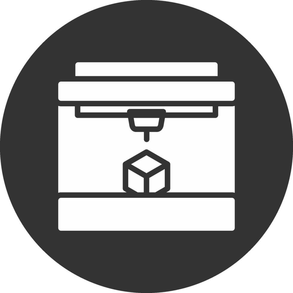 3D Printing Creative Icon Design vector