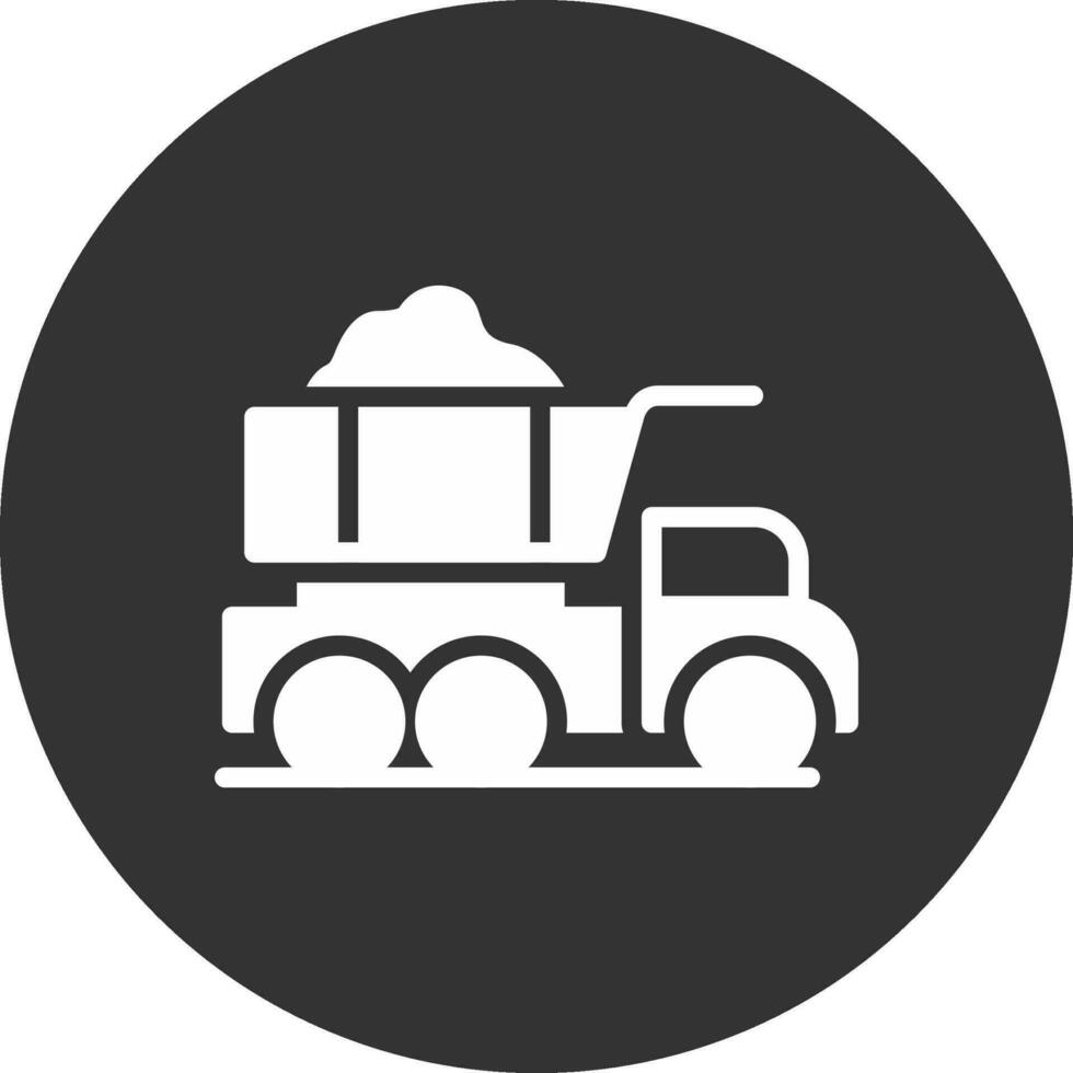 Dump Truck Creative Icon Design vector