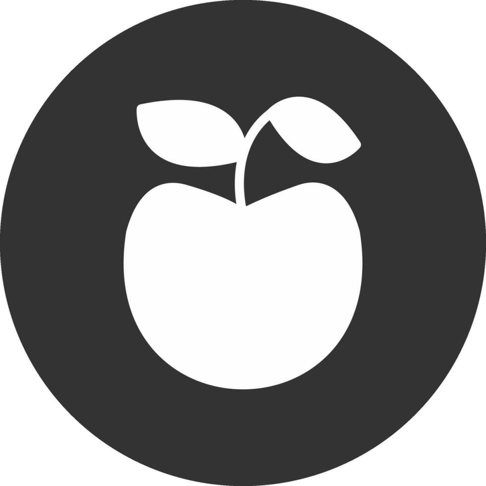 diseño de icono creativo de manzana vector