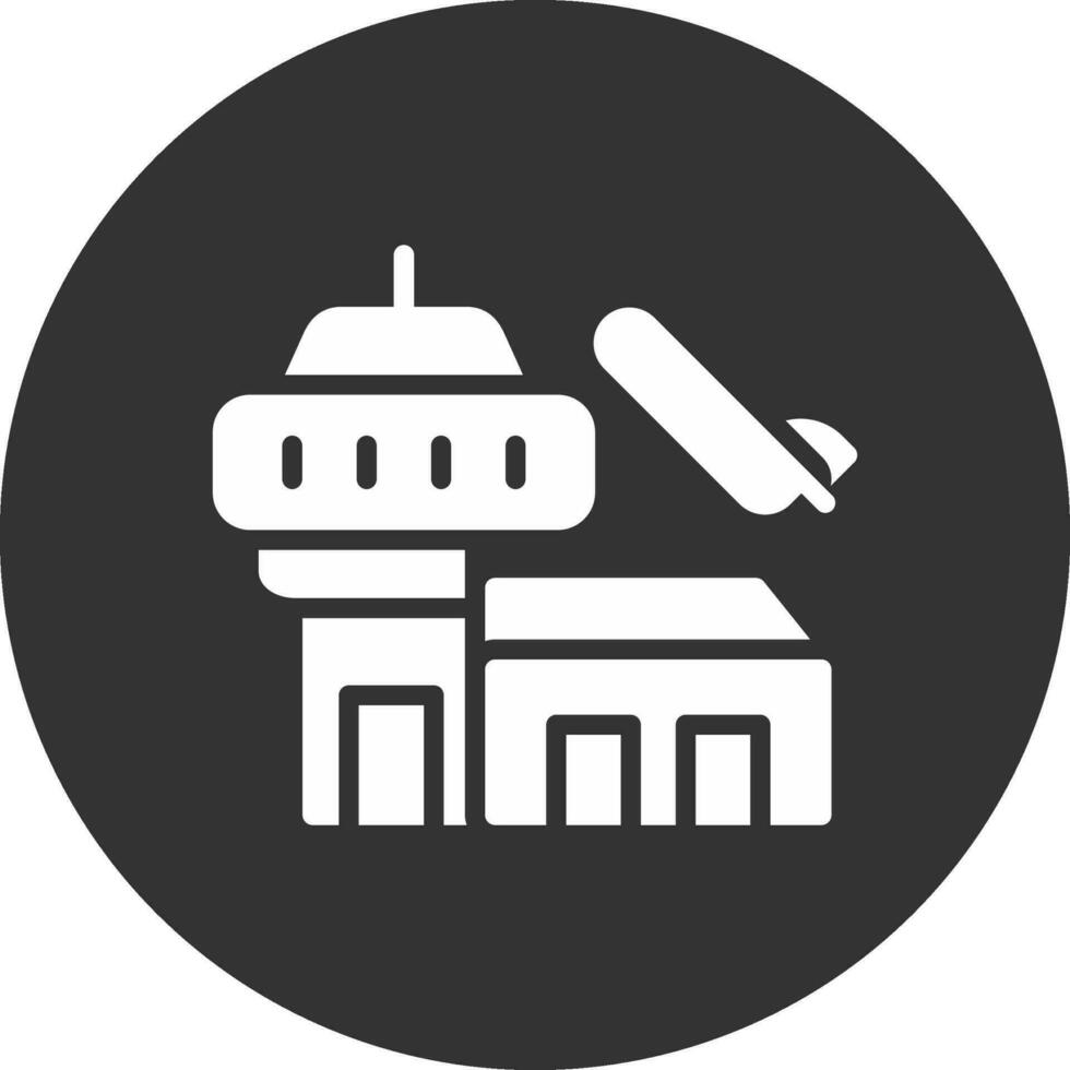 diseño de icono creativo de aeropuerto vector