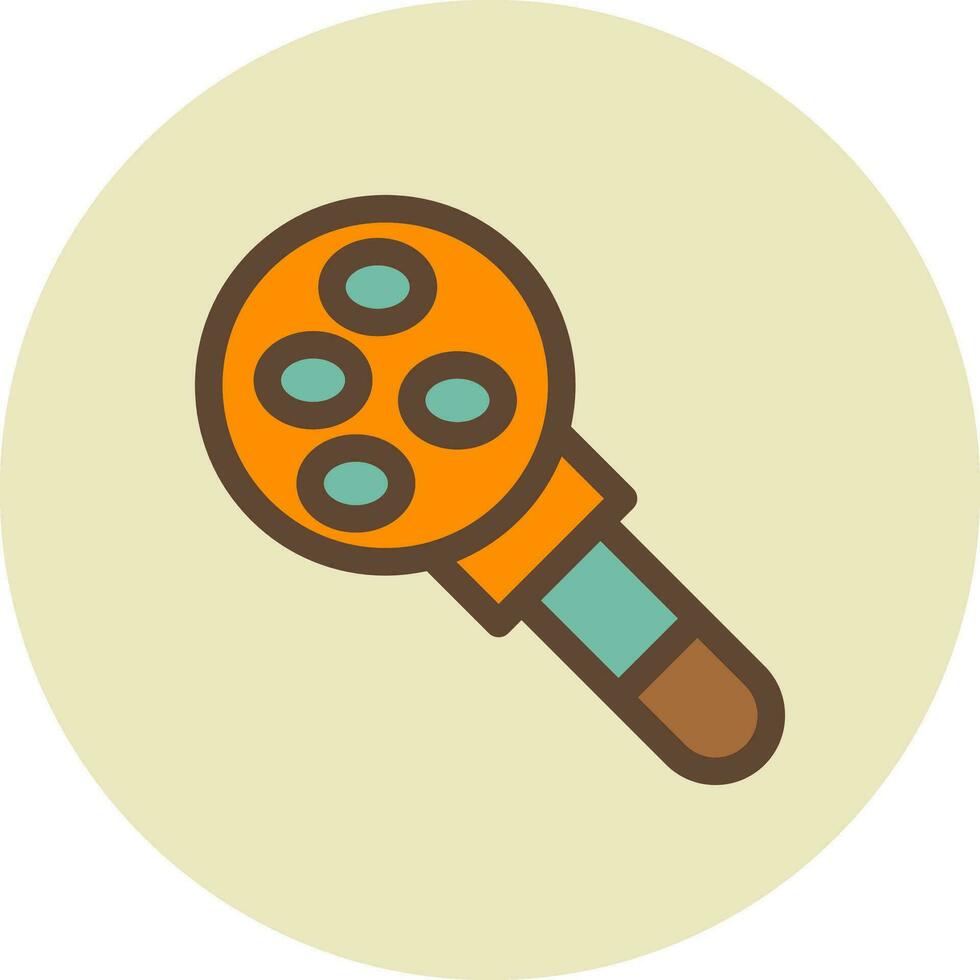 Magnifying Glass Creative Icon Design vector