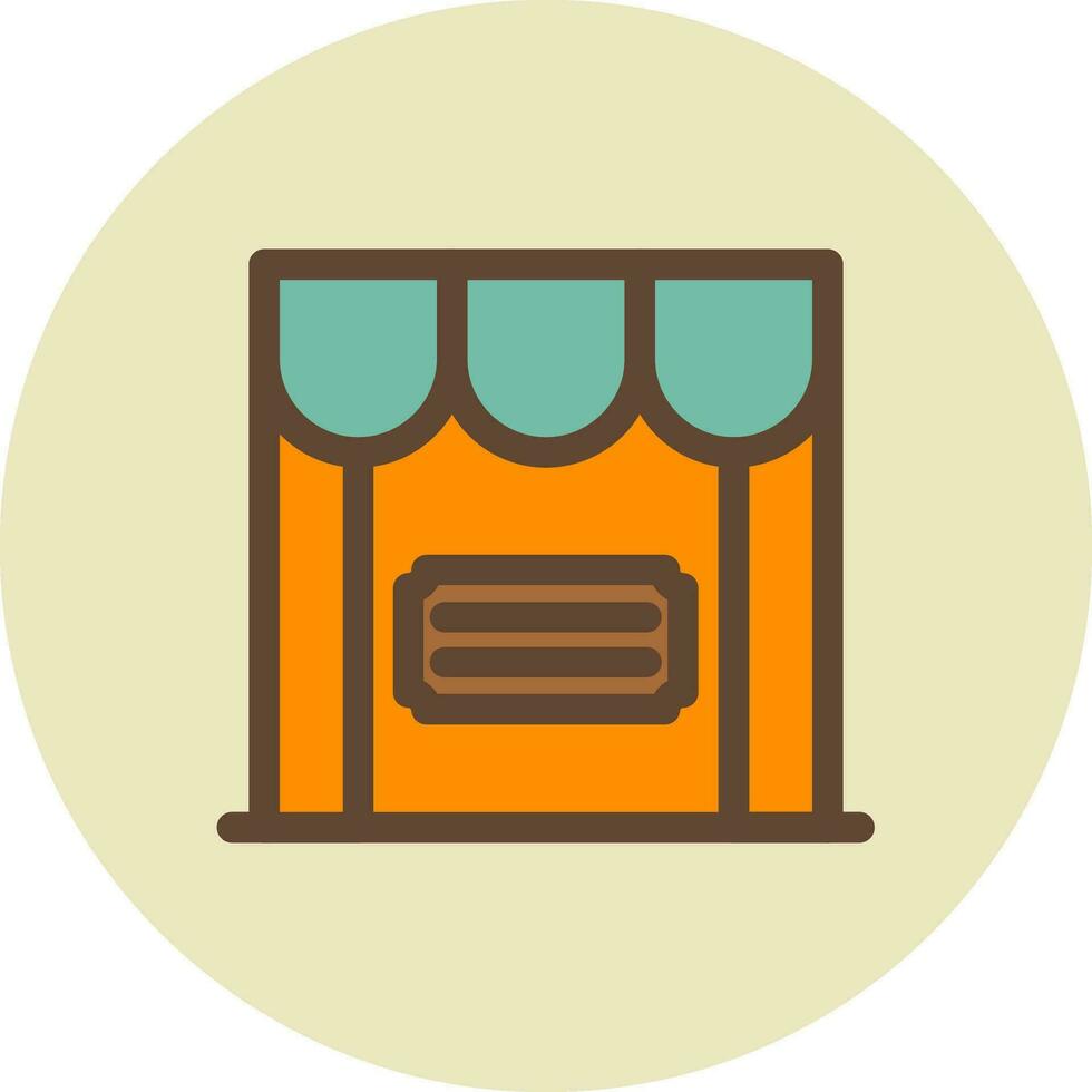 Ticket Office Creative Icon Design vector