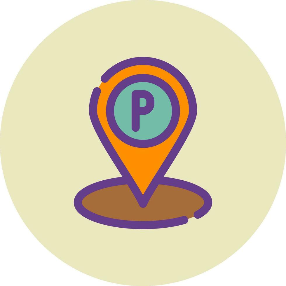 Parking Creative Icon Design vector