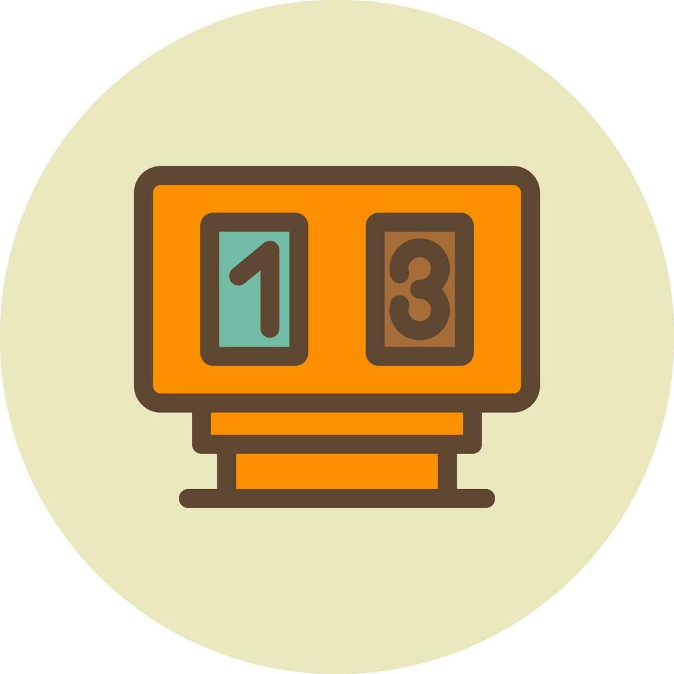 Scoreboard Creative Icon Design vector