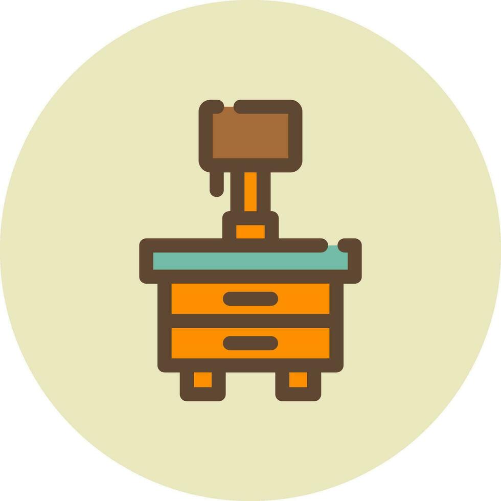 Side Table Creative Icon Design vector