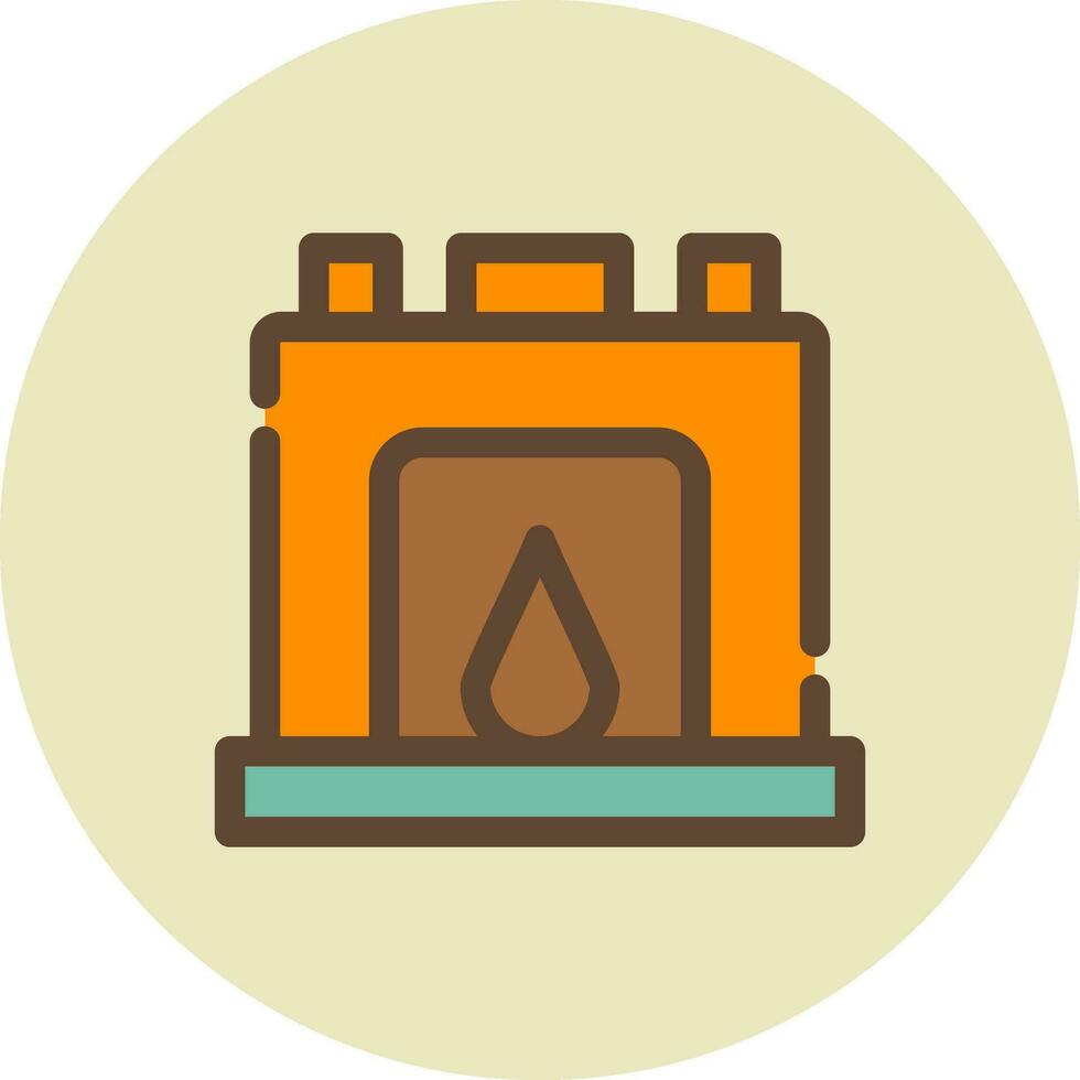 Furnace Creative Icon Design vector