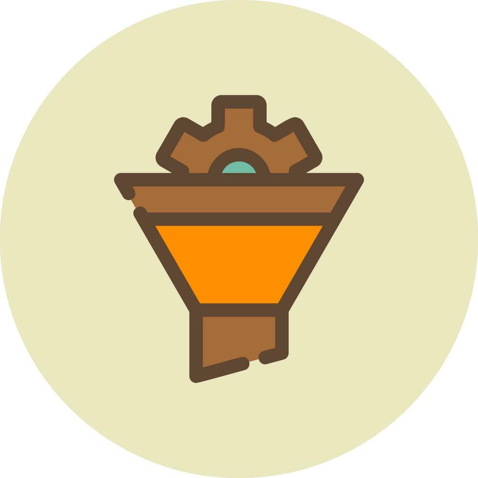 Funnel Creative Icon Design vector