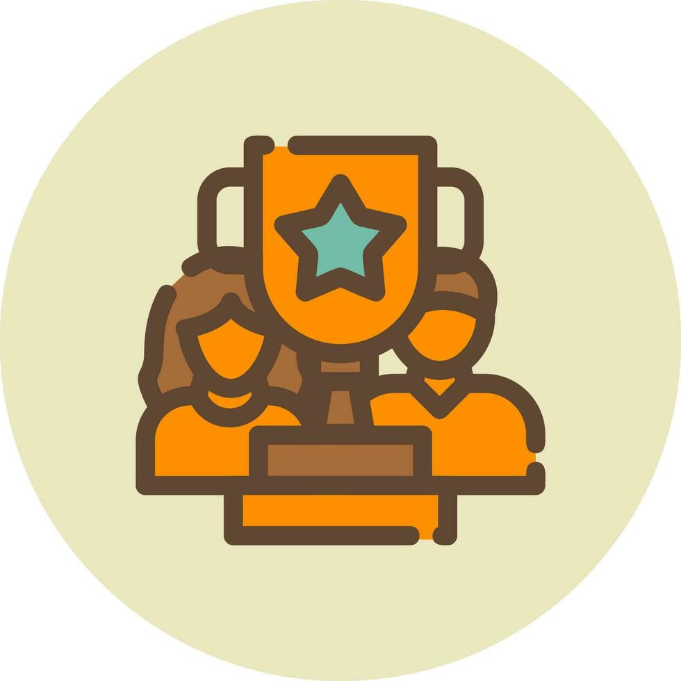 Trophy Creative Icon Design vector