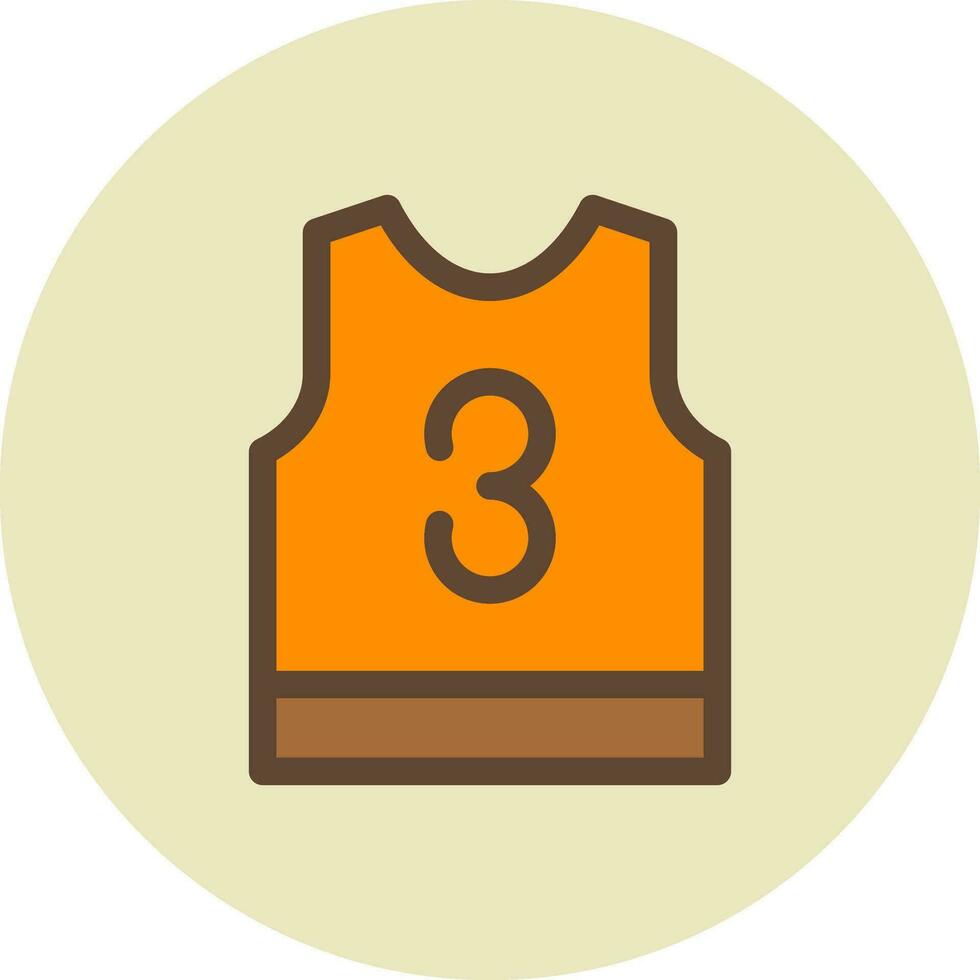 Basketball Jersey Creative Icon Design vector