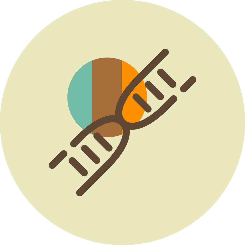 Dna Creative Icon Design vector