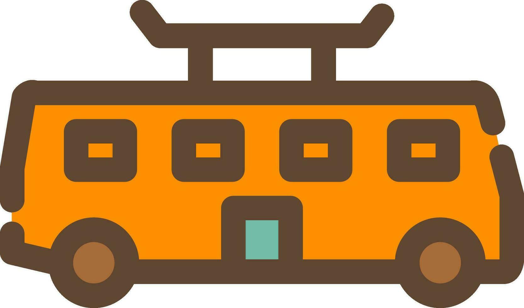 Tramcar Creative Icon Design vector