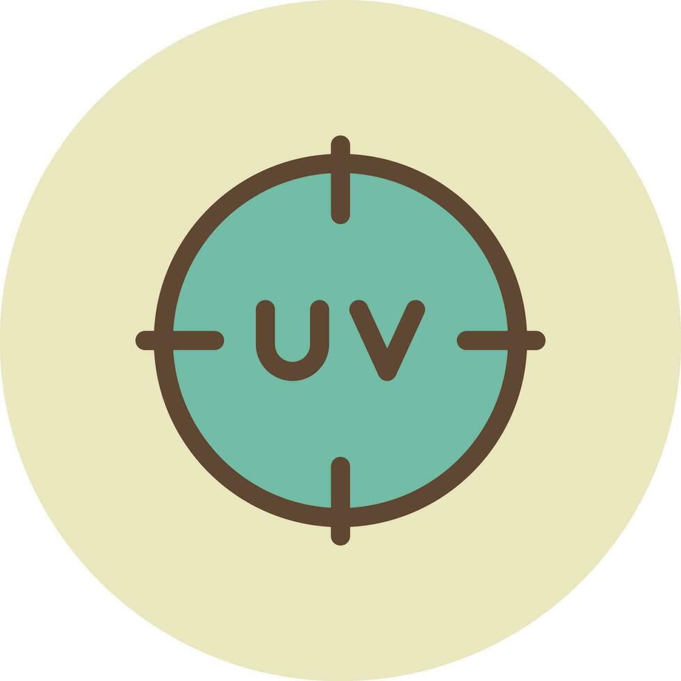 Uv Creative Icon Design vector