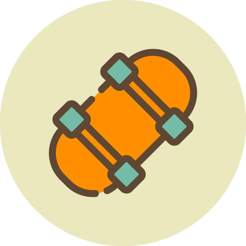 Skateboard Creative Icon Design vector