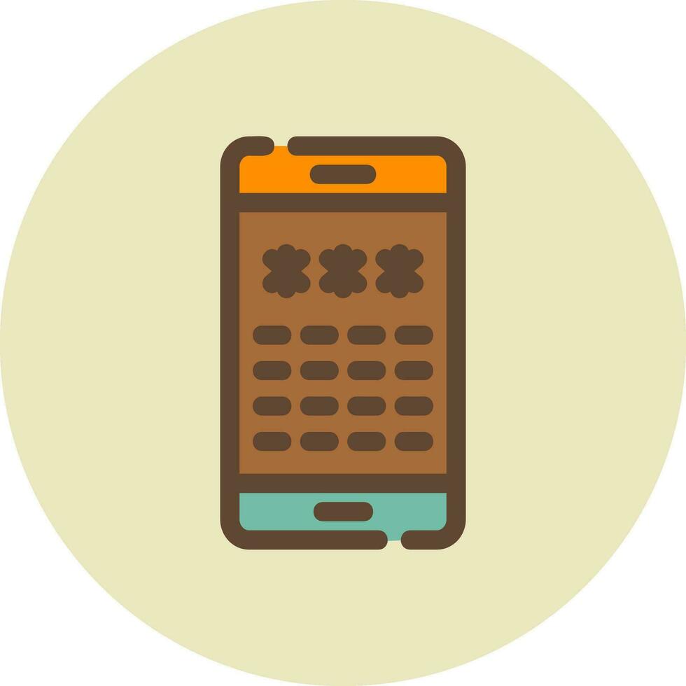 Pin Code Creative Icon Design vector