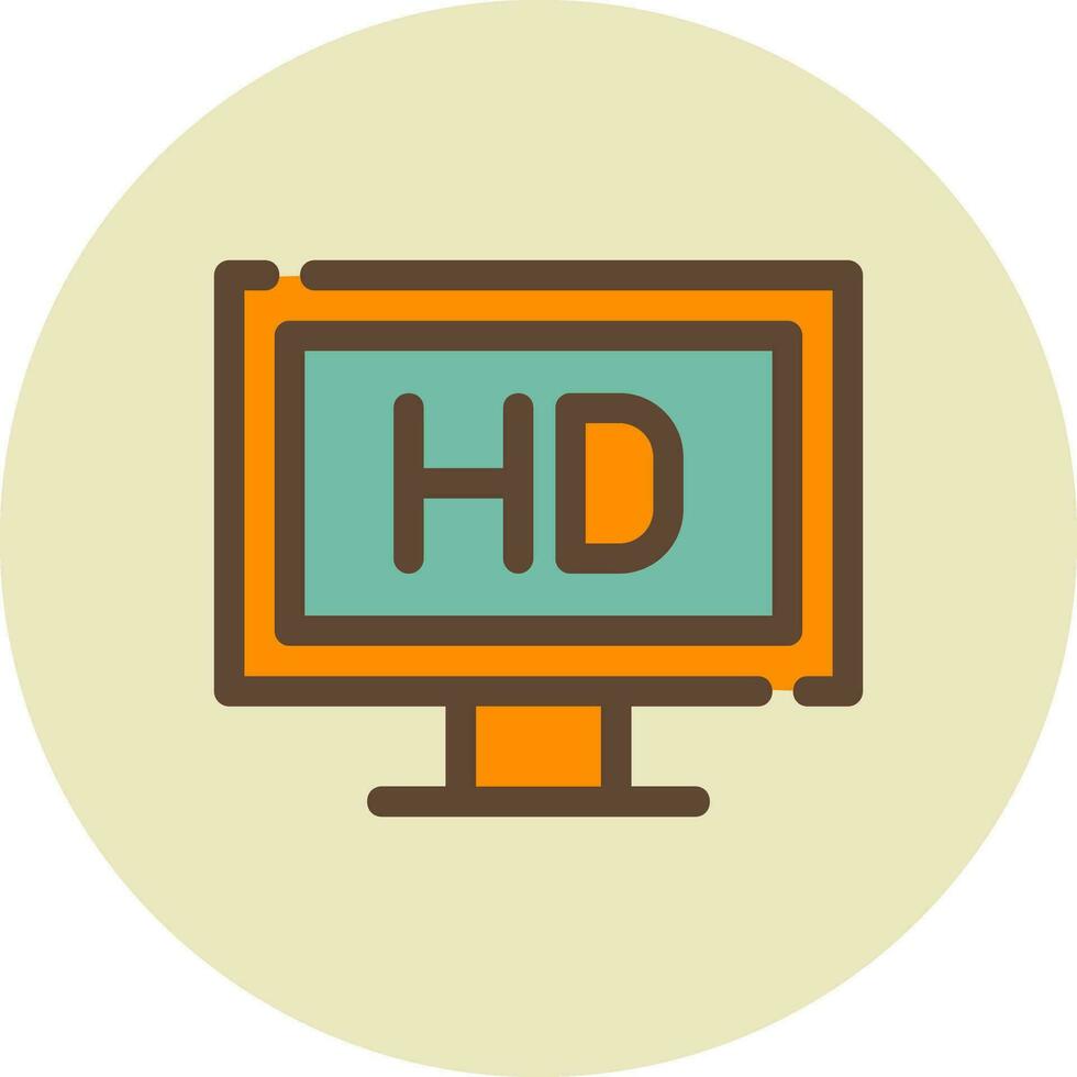 Television Creative Icon Design vector