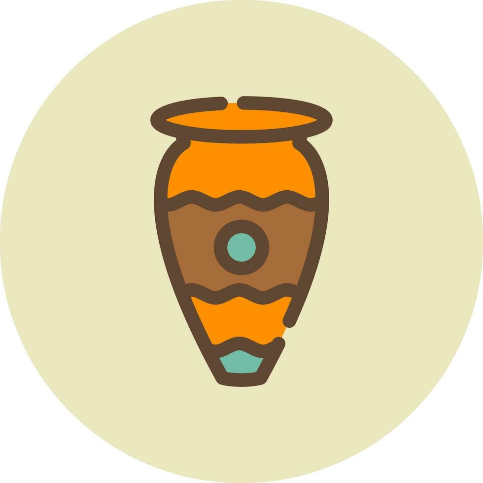 florero, creativo, icono, diseño vector