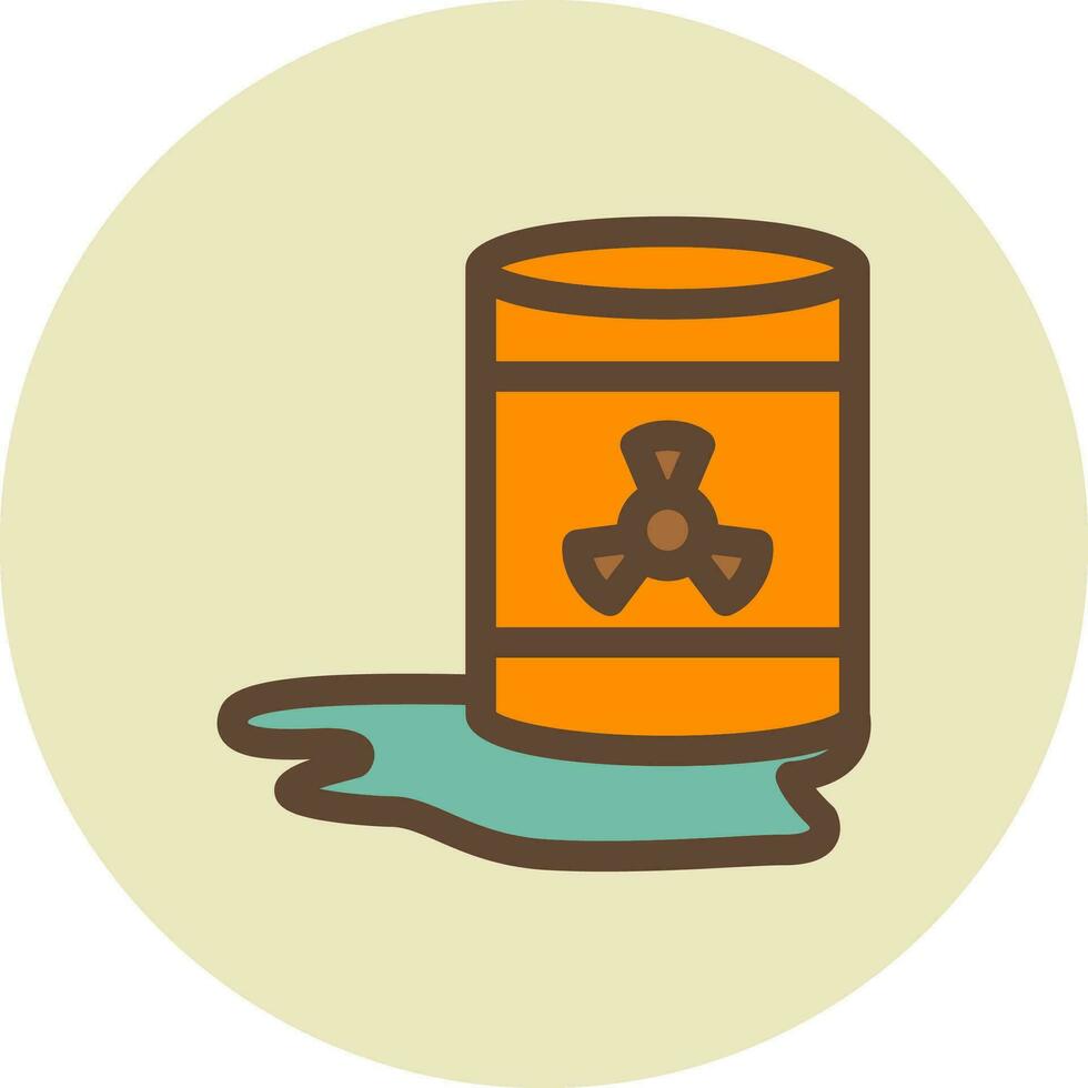 Toxic Waste Creative Icon Design vector