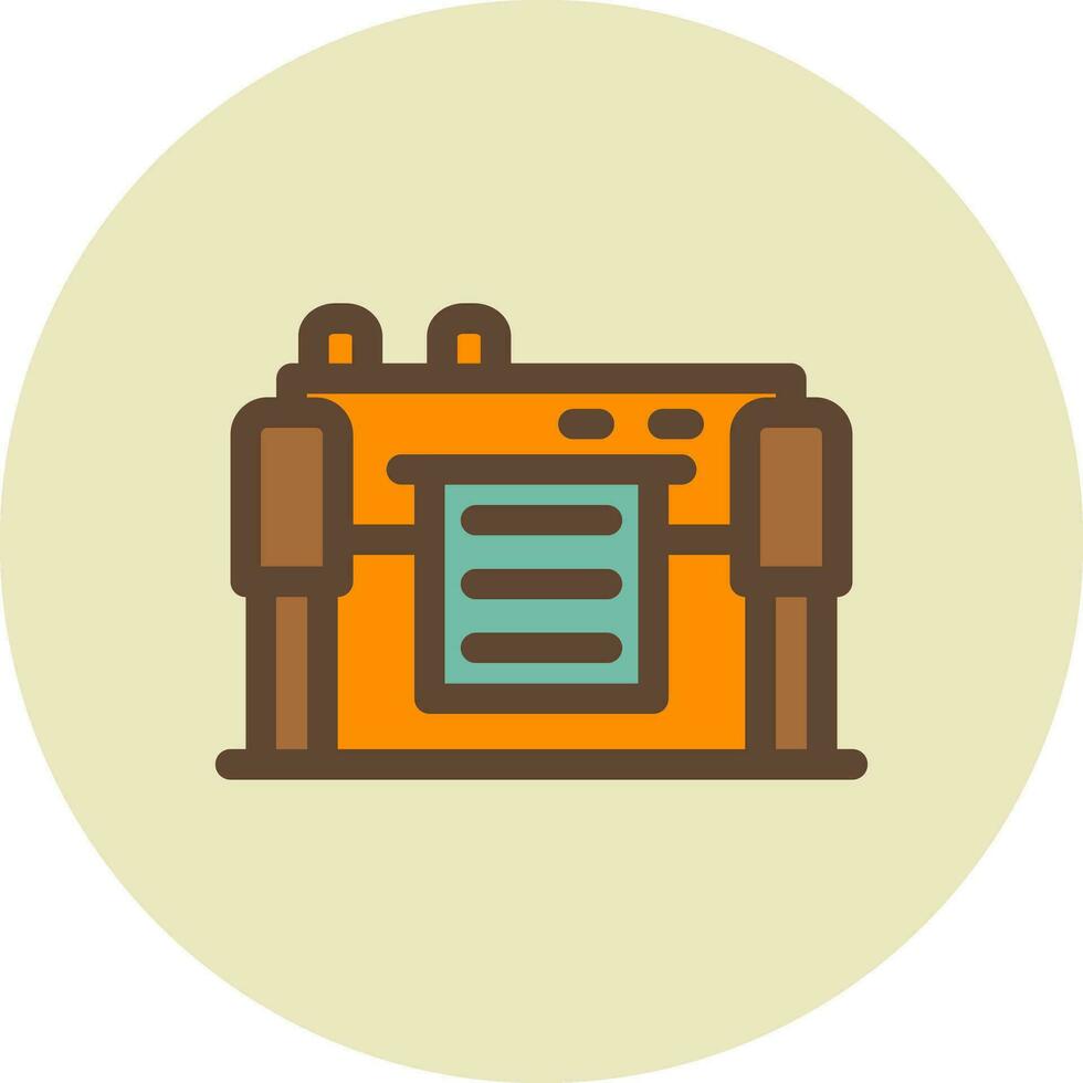 Plotter Creative Icon Design vector