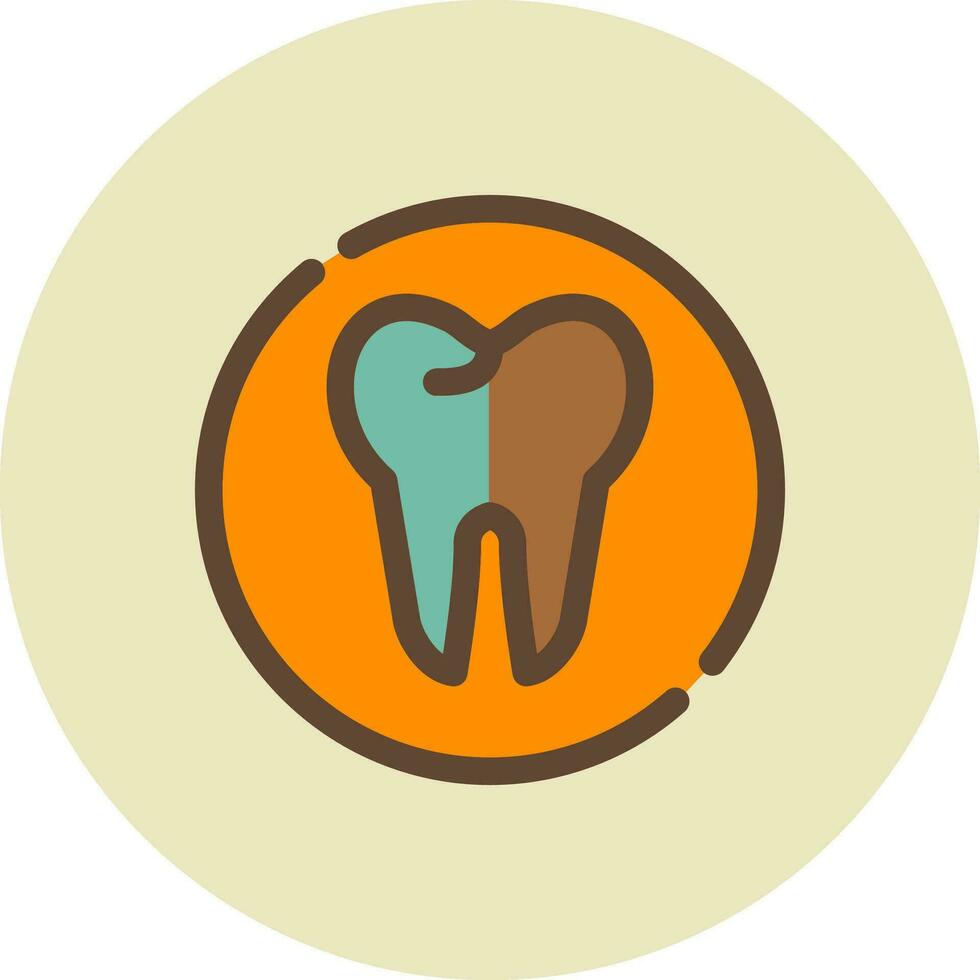 Toothache Creative Icon Design vector