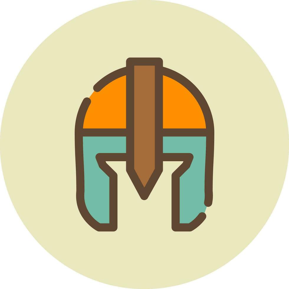 diseño de icono creativo de casco vector