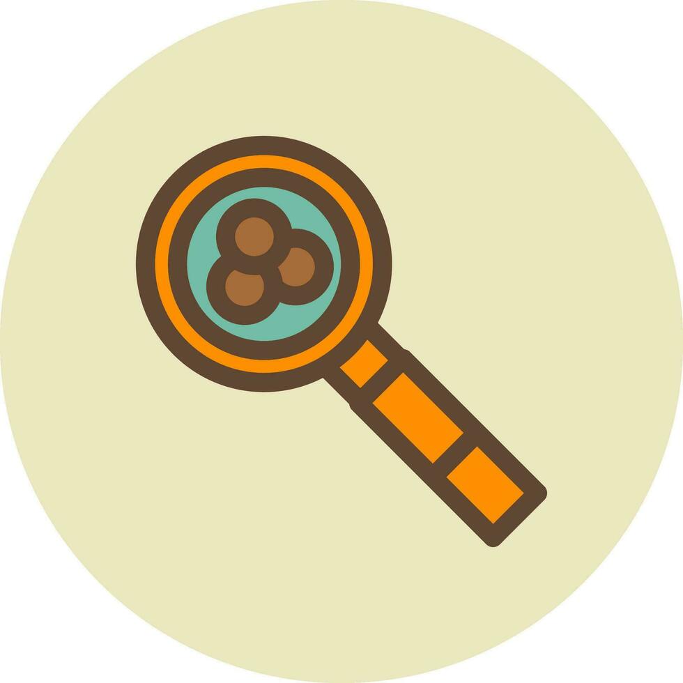 Magnifying Glass Creative Icon Design vector