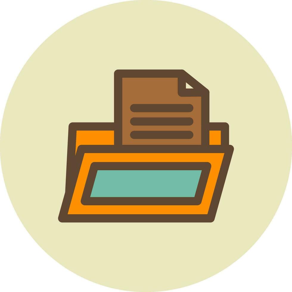 Folder Creative Icon Design vector